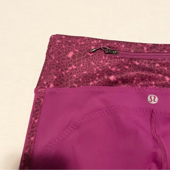 Lululemon Real Quick Run Crop Regal Plum Size 4 - Picture 12 of 16